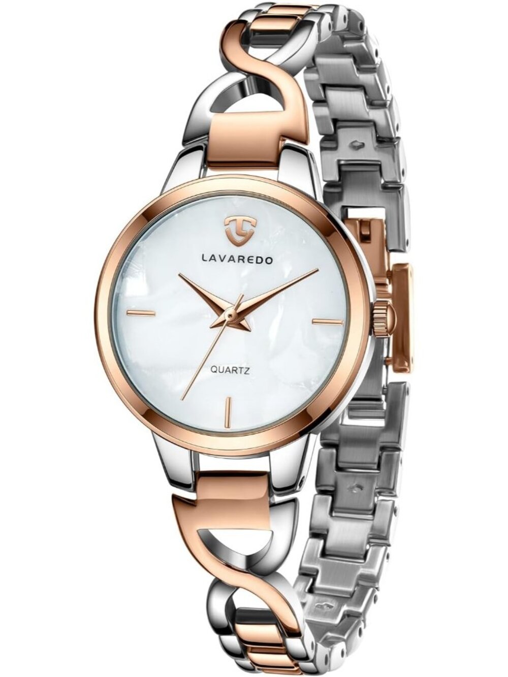 Women's Interval White Elegant Classic Dainty Bracelet Luxury Classic Wristwatch